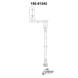 Centric Brake Hose for 1989 Mercury Sable - 150.61342