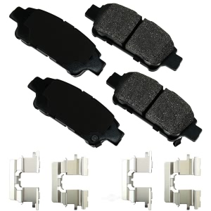 Akebono Pro-ACT™ Ultra-Premium Ceramic Rear Disc Brake Pads for 2005 Toyota Sienna - ACT995A