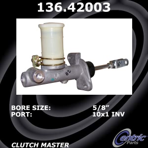 Centric Premium Clutch Master Cylinder for 1987 Nissan Stanza - 136.42003