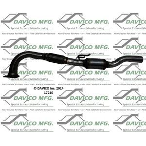 Davico Direct Fit Catalytic Converter and Pipe Assembly for 2003 Saab 9-3 - 17210