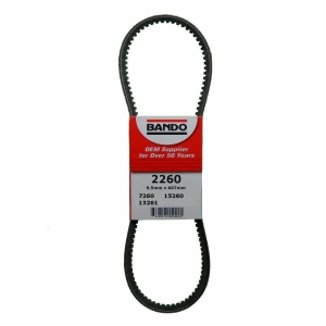 BANDO Precision Engineered Raw Edge Cogged V-Belt for Ford EXP - 2260