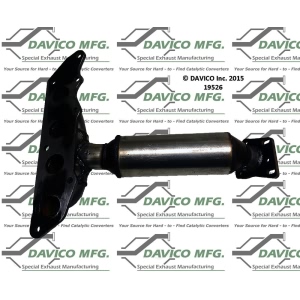 Davico Exhaust Manifold with Integrated Catalytic Converter for 2012 Ford Escape - 19526