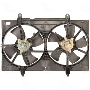 Four Seasons Dual Radiator And Condenser Fan Assembly for Nissan Quest - 75609
