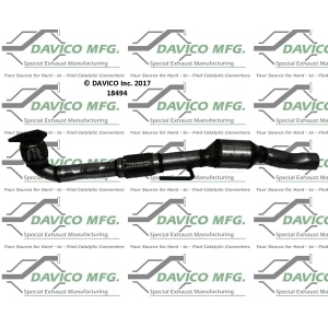Davico Direct Fit Catalytic Converter and Pipe Assembly for Saab 9-3 - 18494