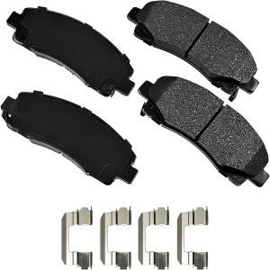 Akebono Pro-ACT™ Ultra-Premium Ceramic Front Disc Brake Pads for 2011 Acura TL - ACT1102