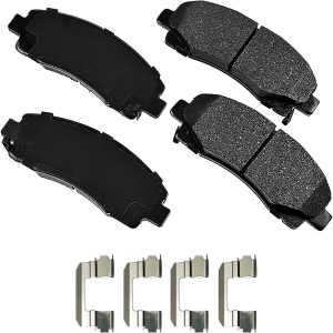 Akebono Pro-ACT™ Ultra-Premium Ceramic Front Disc Brake Pads for 2014 Honda Ridgeline - ACT1102