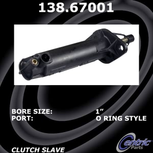 Centric Premium Clutch Slave Cylinder for 1990 Dodge W150 - 138.67001