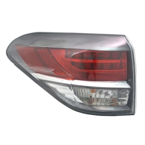 TYC Driver Side Outer Replacement Tail Light for Lexus RX450h - 11-6534-00-9