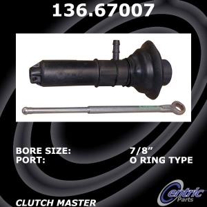 Centric Premium Clutch Master Cylinder for 1992 Dodge B150 - 136.67007