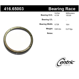Centric Premium™ Rear Inner Wheel Bearing Race for Ford E-350 Econoline - 416.65003