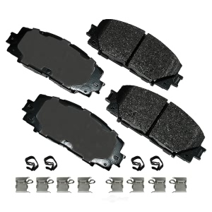 Akebono Pro-ACT™ Ultra-Premium Ceramic Front Disc Brake Pads for 2015 Lexus CT200h - ACT1184A