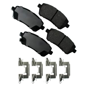 Akebono Pro-ACT™ Ultra-Premium Ceramic Front Disc Brake Pads for 2012 Mazda 2 - ACT1454