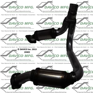 Davico Direct Fit Catalytic Converter and Pipe Assembly for 2008 Dodge Durango - 19402