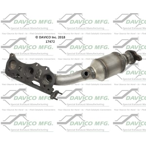 Davico Exhaust Manifold with Integrated Catalytic Converter for 2013 Toyota Tacoma - 17472