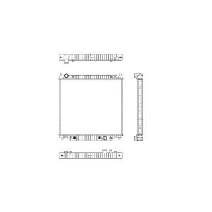 TYC Engine Coolant Radiator for 1999 Ford F-350 Super Duty - 2171