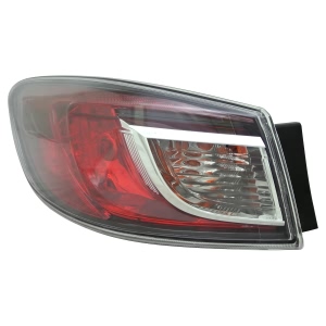 TYC Driver Side Outer Replacement Tail Light for 2013 Mazda 3 - 11-6340-00-9