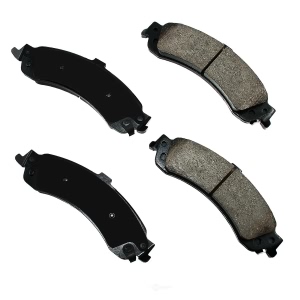 Akebono Pro-ACT™ Ultra-Premium Ceramic Rear Disc Brake Pads for 2004 Cadillac Escalade ESV - ACT834