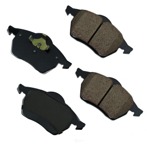 Akebono EURO™ Ultra-Premium Ceramic Front Disc Brake Pads for 2000 Volkswagen Passat - EUR836