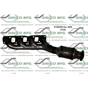 Davico Exhaust Manifold with Integrated Catalytic Converter for 2007 Nissan Armada - 17122