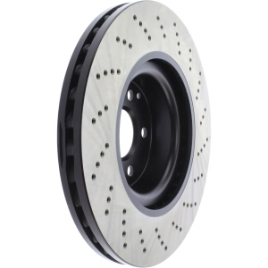 Centric SportStop Drilled 1-Piece Front Brake Rotor for Mercedes-Benz C250 - 128.35120