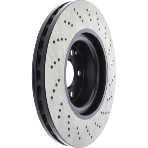 Centric SportStop Drilled 1-Piece Front Brake Rotor for 2010 Mercedes-Benz E550 - 128.35120