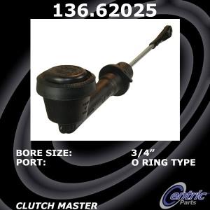 Centric Premium Clutch Master Cylinder for 1995 Saturn SW2 - 136.62025