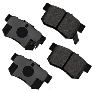 Akebono Pro-ACT™ Ultra-Premium Ceramic Rear Disc Brake Pads for 2007 Acura RDX - ACT536