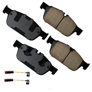 Akebono EURO™ Ultra-Premium Ceramic Front Disc Brake Pads for 2016 Mercedes-Benz GLE450 AMG - EUR1636