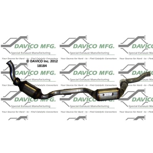Davico Direct Fit Catalytic Converter and Pipe Assembly for Mercedes-Benz ML320 - 18184