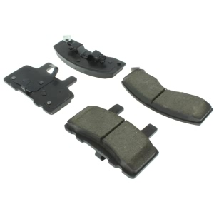 Centric Posi Quiet™ Extended Wear Semi-Metallic Front Disc Brake Pads for 2000 GMC K2500 - 106.03700