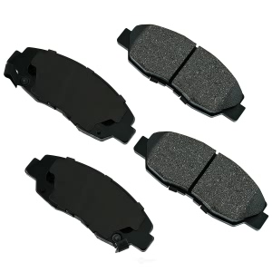 Akebono Pro-ACT™ Ultra-Premium Ceramic Front Disc Brake Pads for 1990 Honda Accord - ACT465