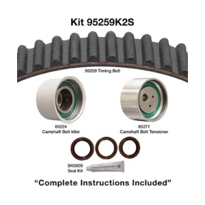 Dayco Timing Belt Kit With Seals for 1996 Chrysler Cirrus - 95259K2S