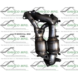 Davico Exhaust Manifold with Integrated Catalytic Converter for 2008 Nissan Sentra - 17485