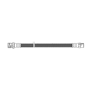 Centric Rear Brake Hose for 1991 Porsche 911 - 150.37305