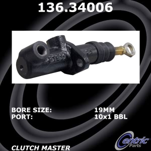 Centric Premium Clutch Master Cylinder for BMW 733i - 136.34006