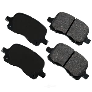 Akebono Pro-ACT™ Ultra-Premium Ceramic Front Disc Brake Pads for 2000 Toyota Corolla - ACT741