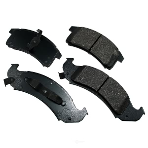 Akebono Pro-ACT™ Ultra-Premium Ceramic Front Disc Brake Pads for 1991 Cadillac DeVille - ACT505