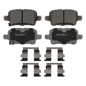 Wagner Thermoquiet Ceramic Rear Disc Brake Pads for 2018 Chevrolet Malibu - QC1915