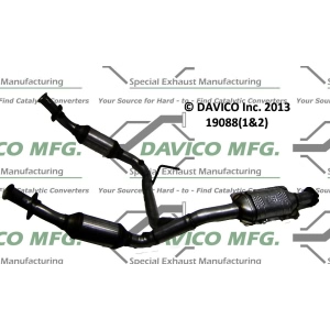 Davico Direct Fit Catalytic Converter and Pipe Assembly for 2002 Ford Explorer - 190882