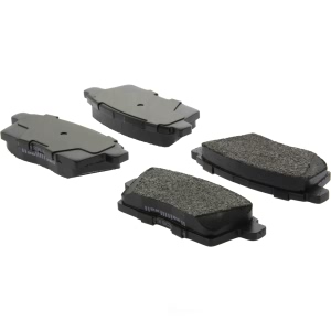 Centric Posi Quiet™ Extended Wear Semi-Metallic Rear Disc Brake Pads for 2008 Mazda CX-9 - 106.12590