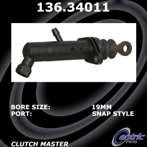 Centric Premium Clutch Master Cylinder for BMW 540i - 136.34011