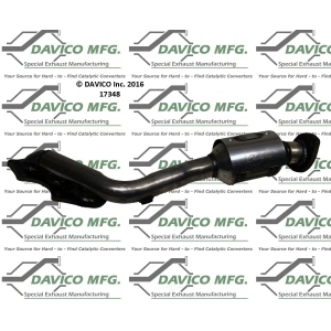 Davico Exhaust Manifold with Integrated Catalytic Converter for 2008 Lexus GS450h - 17348