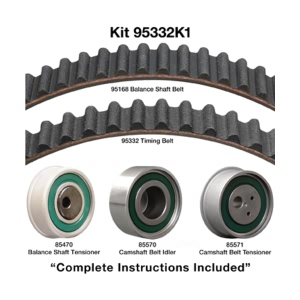 Dayco Timing Belt Kit for 2007 Mitsubishi Eclipse - 95332K1