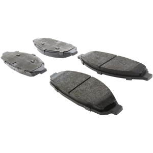 Centric Posi Quiet™ Extended Wear Semi-Metallic Front Disc Brake Pads for 2005 Lincoln Town Car - 106.09310