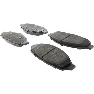 Centric Posi Quiet™ Extended Wear Semi-Metallic Front Disc Brake Pads for 2004 Mercury Grand Marquis - 106.09310