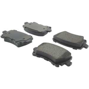 Centric Posi Quiet™ Semi-Metallic Rear Disc Brake Pads for Volkswagen Rabbit - 104.11080