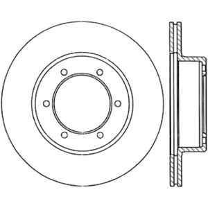 Centric Premium™ Brake Rotor for 1986 Toyota 4Runner - 125.44044