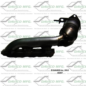 Davico Exhaust Manifold with Integrated Catalytic Converter for 2002 Suzuki XL-7 - 18207