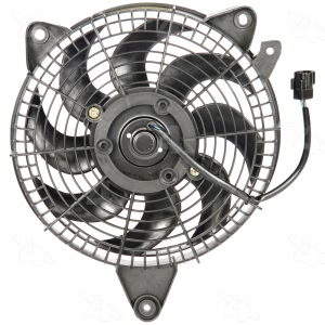 Four Seasons Left A C Condenser Fan Assembly for 1995 Ford Aspire - 75458