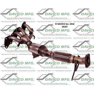 Davico Exhaust Manifold with Integrated Catalytic Converter for 2008 Mazda 3 - 18267